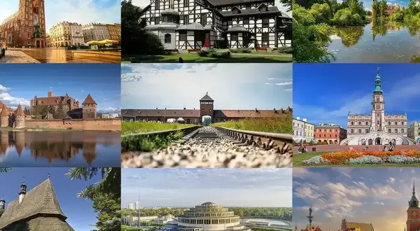 Kraków, Malbork, Auschwitz, Wrocław, Warszawa i inne obiekty UNESCO w Polsce.